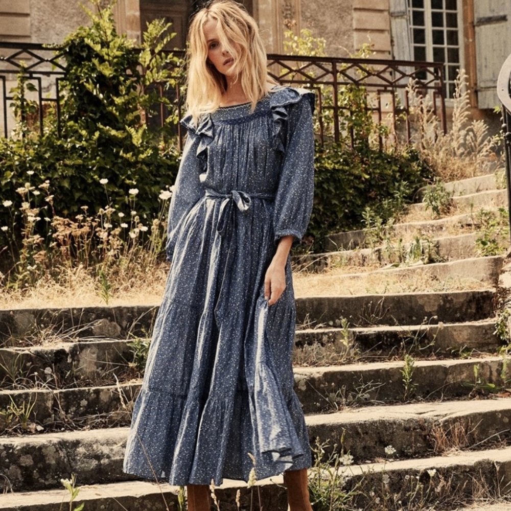 Doen Blue Maxi Dress